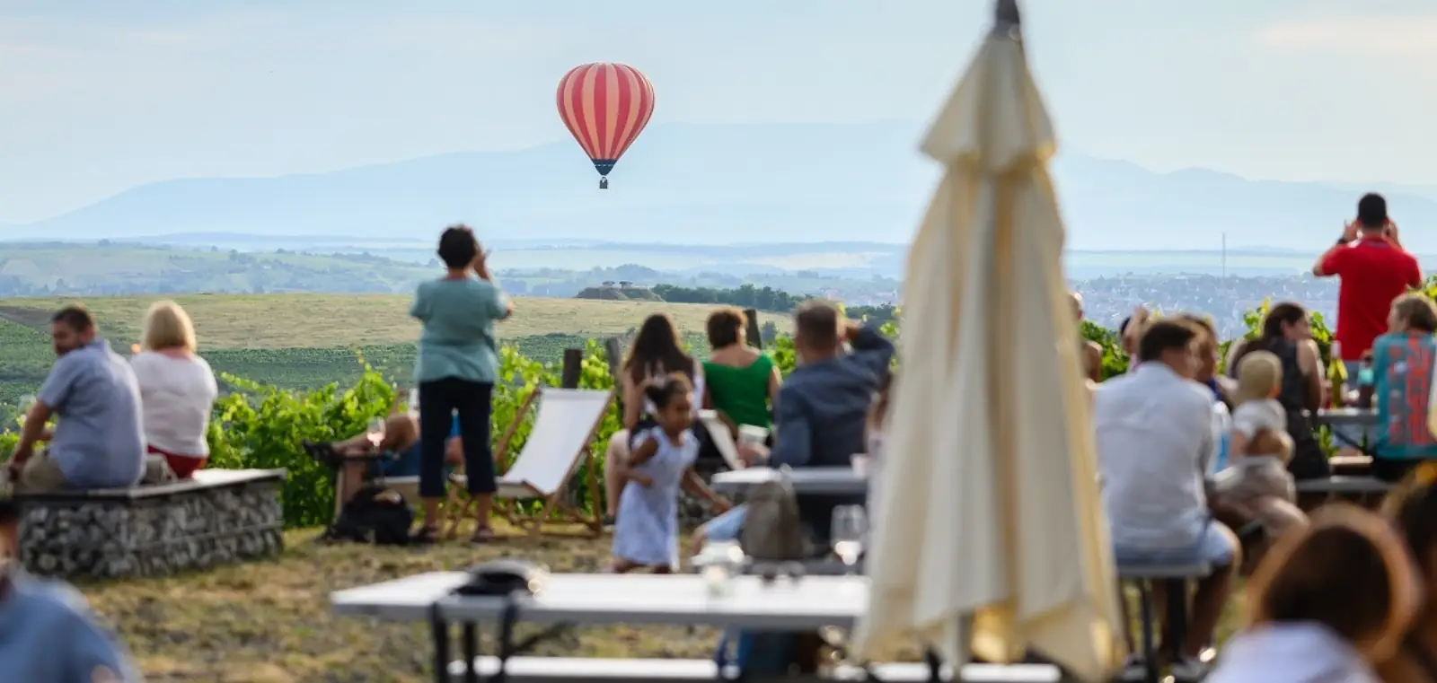 Nyári piknik hőlégballonnal